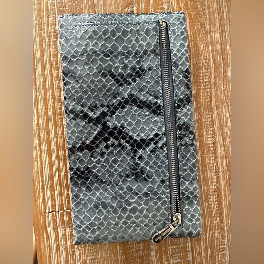 Blue Python Michael Kors Clutch- Never Used - image 2